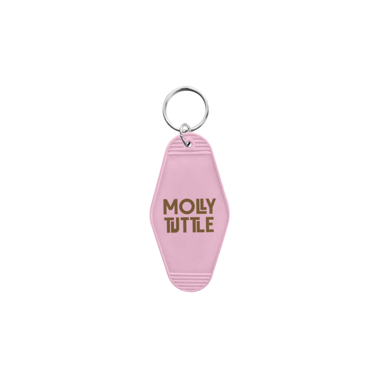 Gold Logo Motel Keychain
