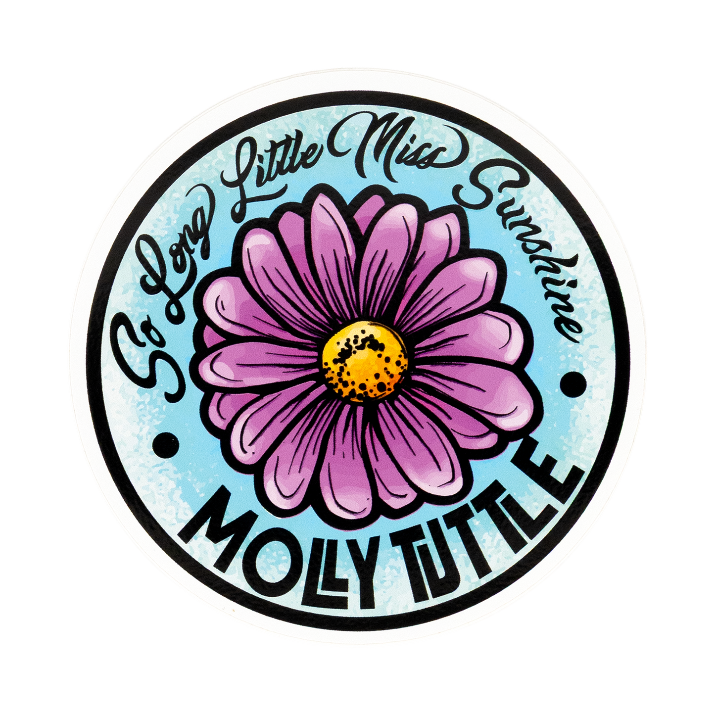 So Long Little Miss Sunshine Circle Sticker