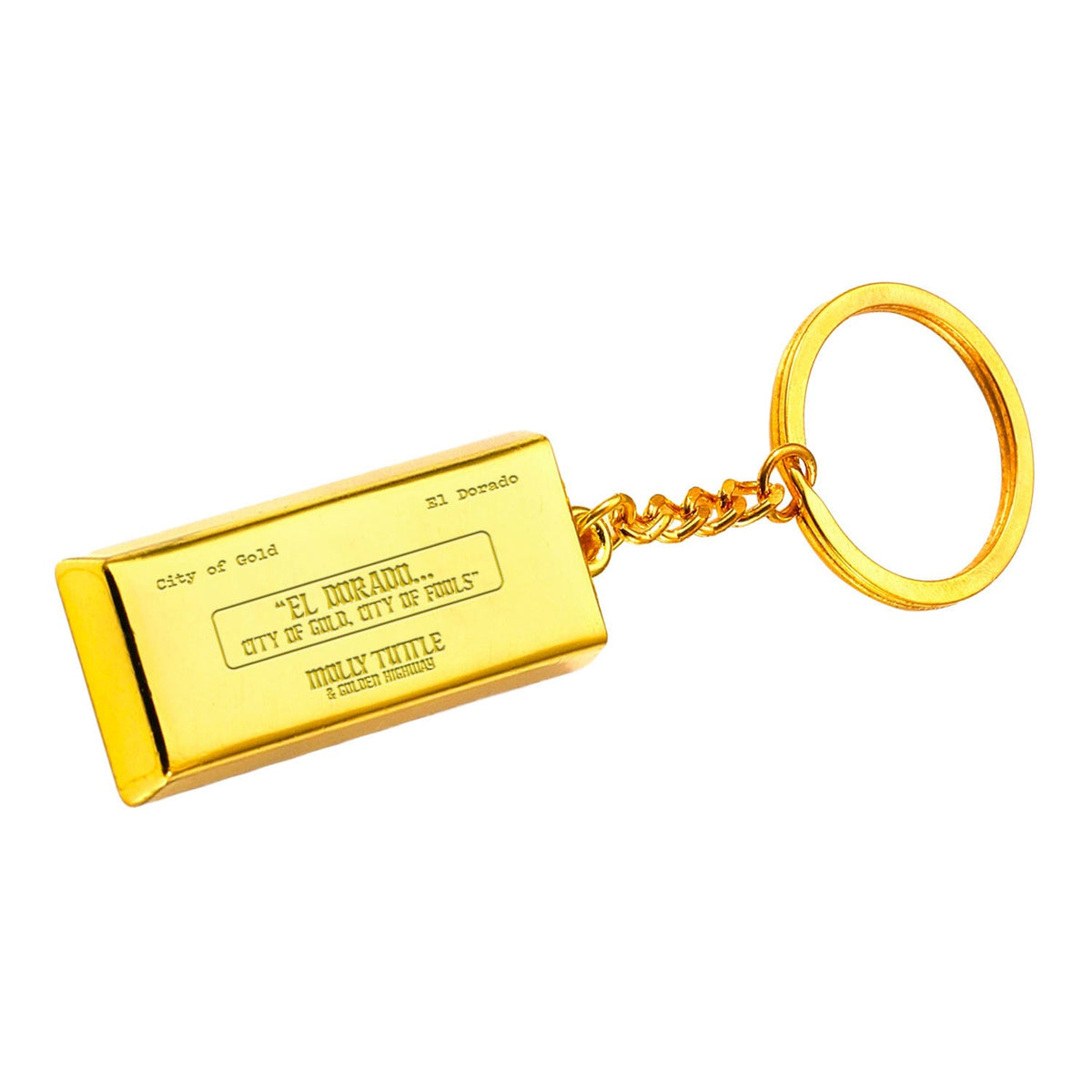 El Dorado Gold Brick Keychain