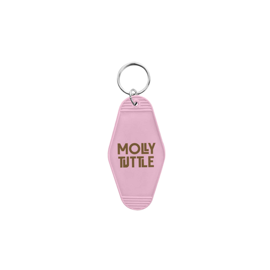 Gold Logo Motel Keychain
