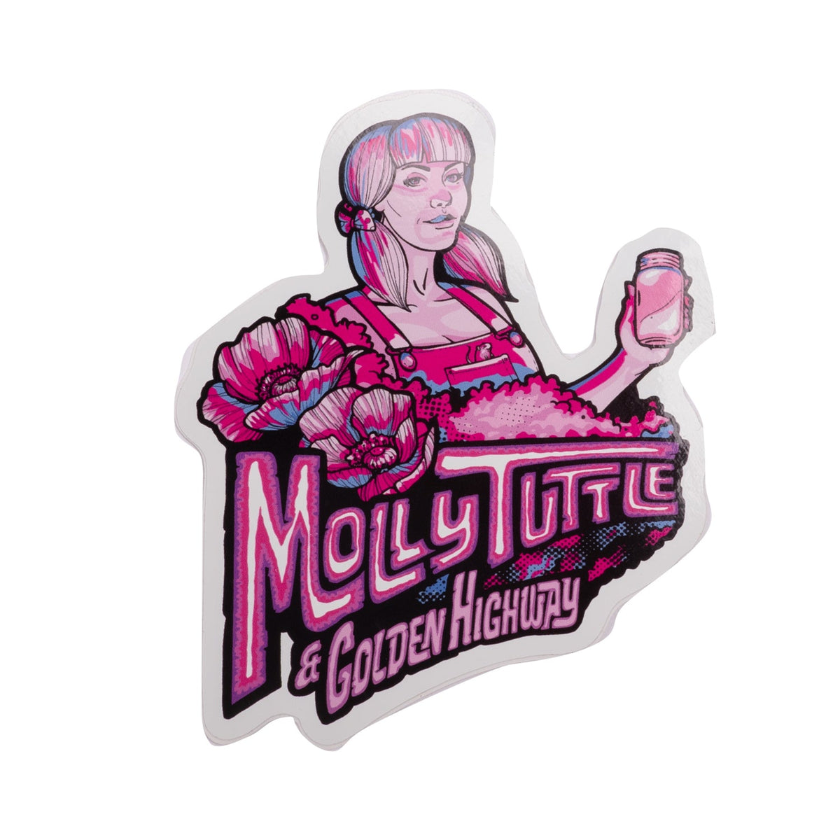 Molly Tuttle Mason Jar Sticker