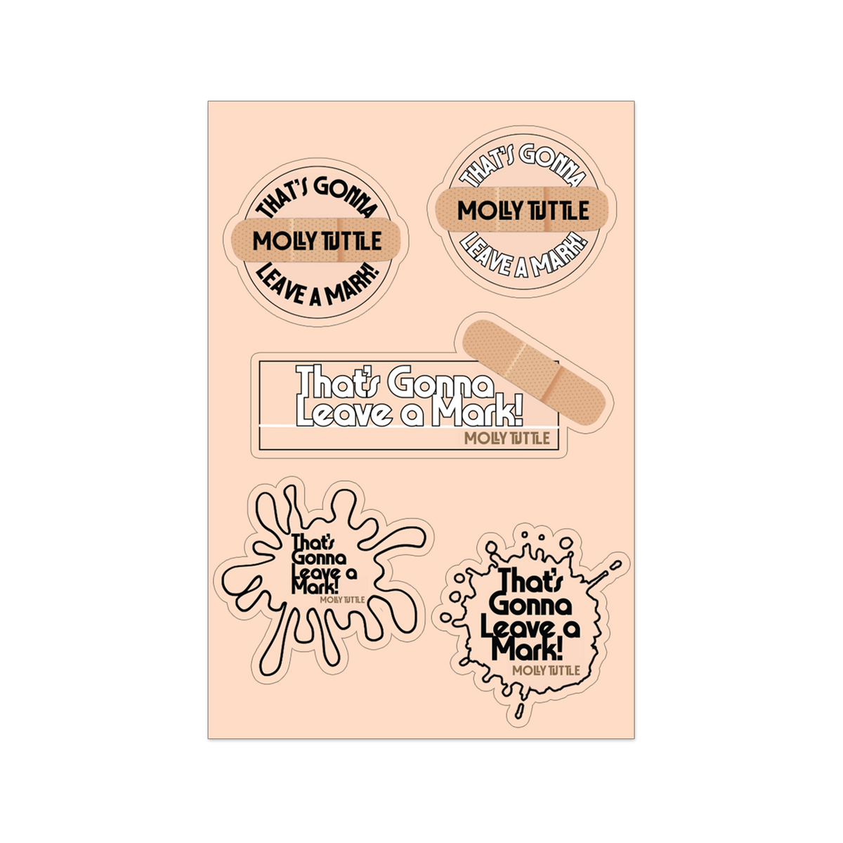 That's Gonna Leave A Mark Sticker Sheet