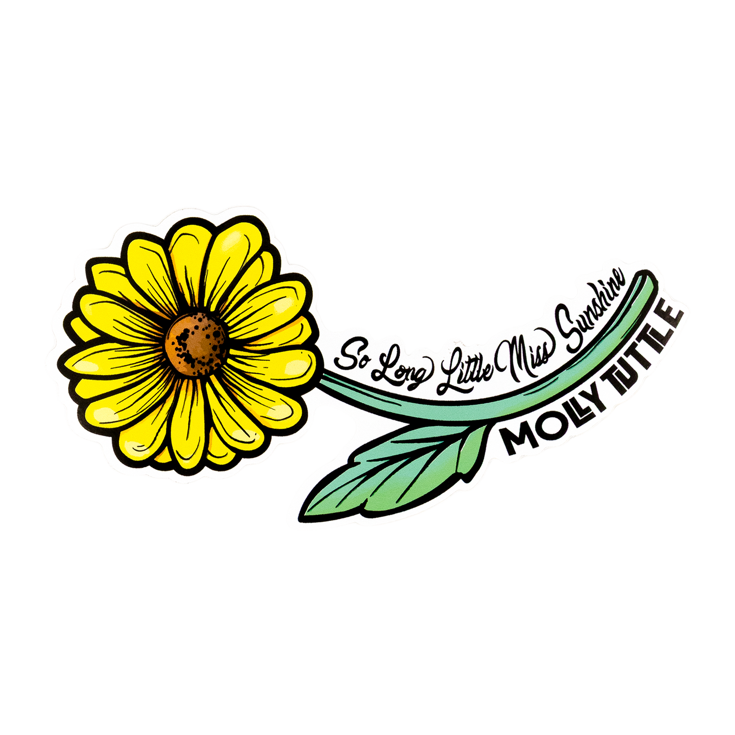 So Long Little Miss Sunshine Daisy Sticker