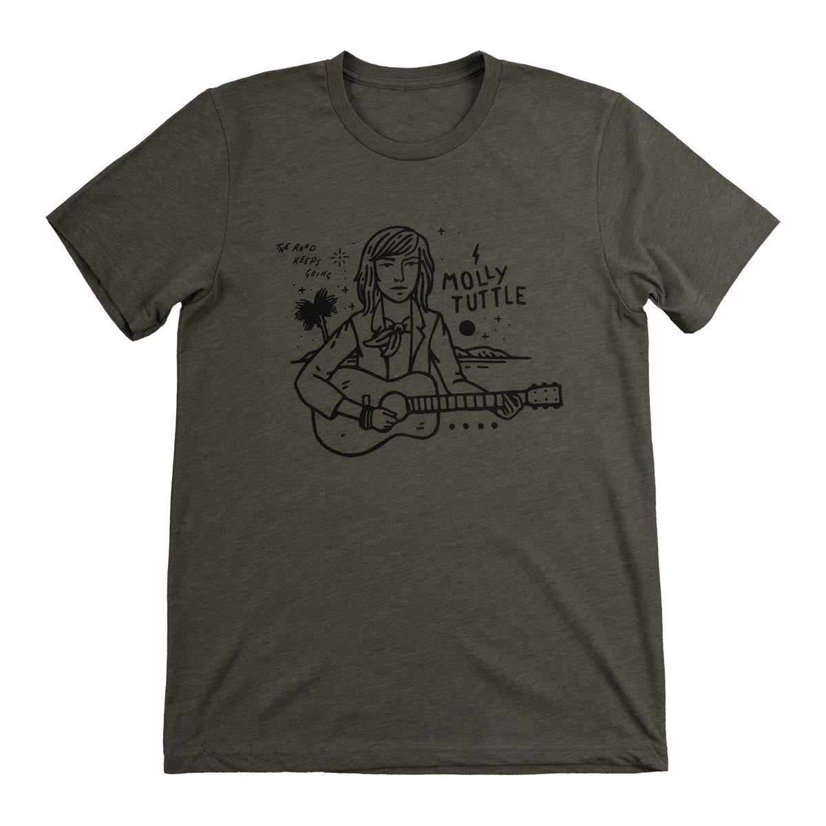 Molly Tuttle "The Road Keeps Going" Green Tee