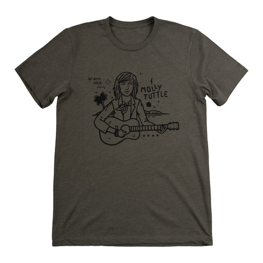 Molly Tuttle "The Road Keeps Going" Green Tee