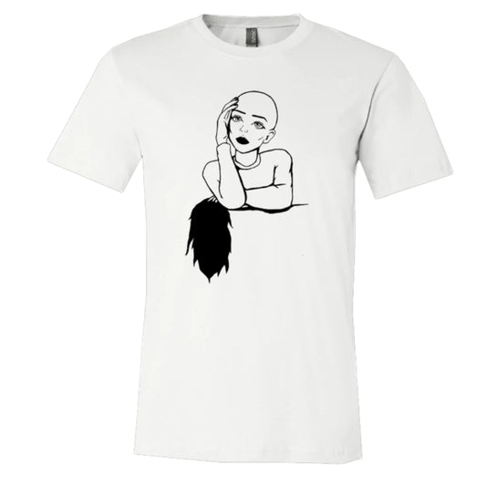 Alopecia White Tee